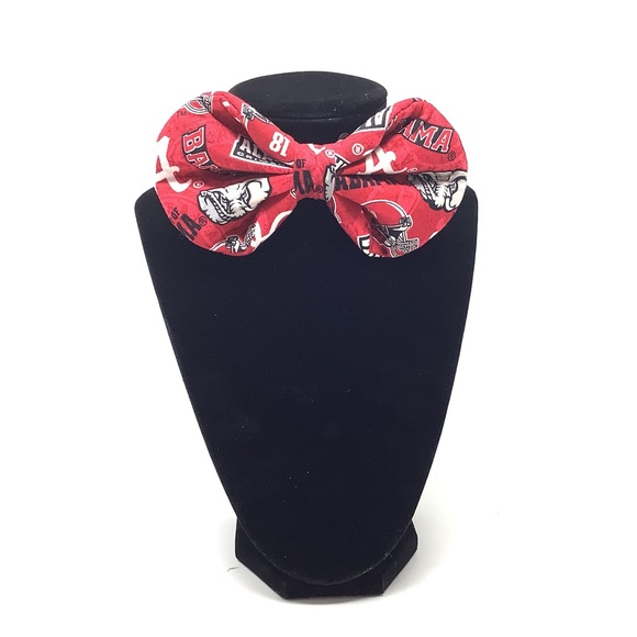 University of Alabama Handcrafted Bow Tie - 01 - Picture 3 of 13